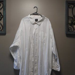 Geoffrey Beene 24 37/38 White GS Dress Shirt